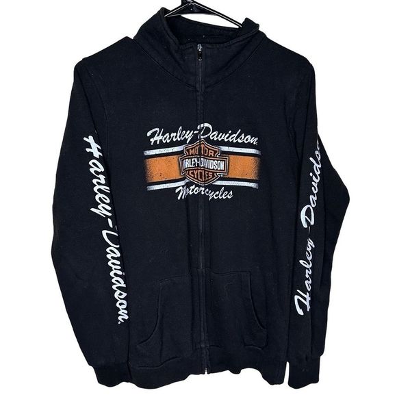 Harley Davidson Full Zip Jacket  Size L - Picture 1 of 7